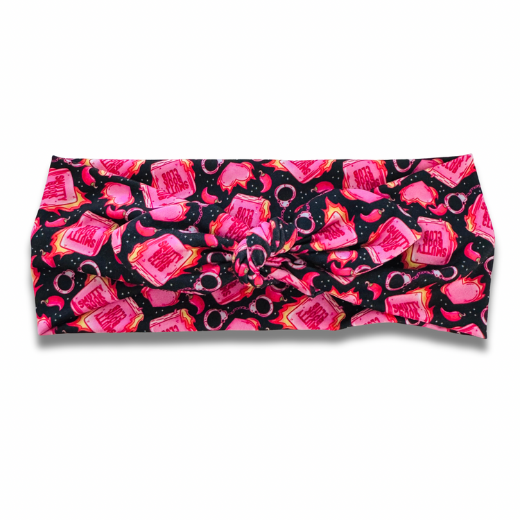 Smutty Book Club Sweetheart Headband (or removable tie option) Sewing Sweethearts Sweetheart with Removable Tie