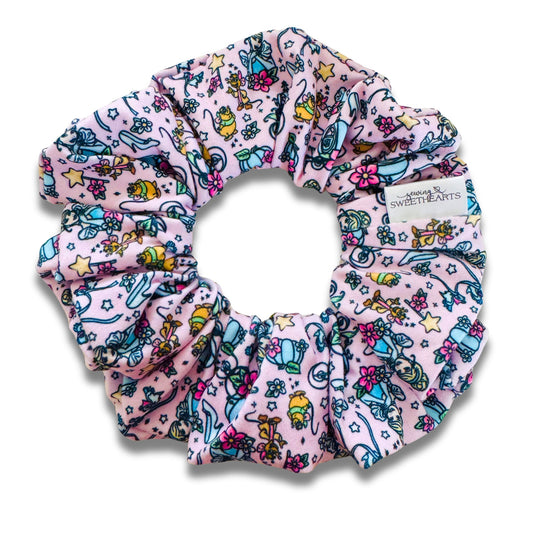 Glass Slipper Princess Scrunchie Sewing Sweethearts