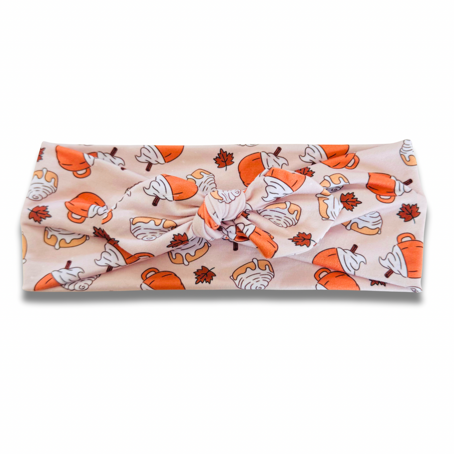 Autumn Snacks Sweetheart Headband (or removable tie option) Sewing Sweethearts Sweetheart with Removable Tie