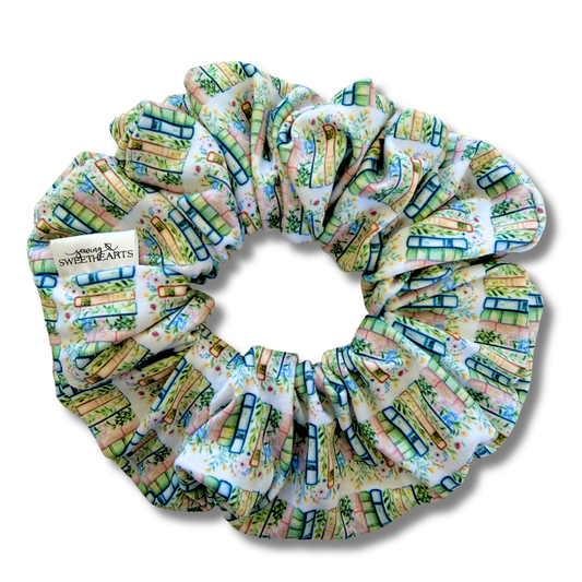 Bookish Garden Scrunchie Sewing Sweethearts