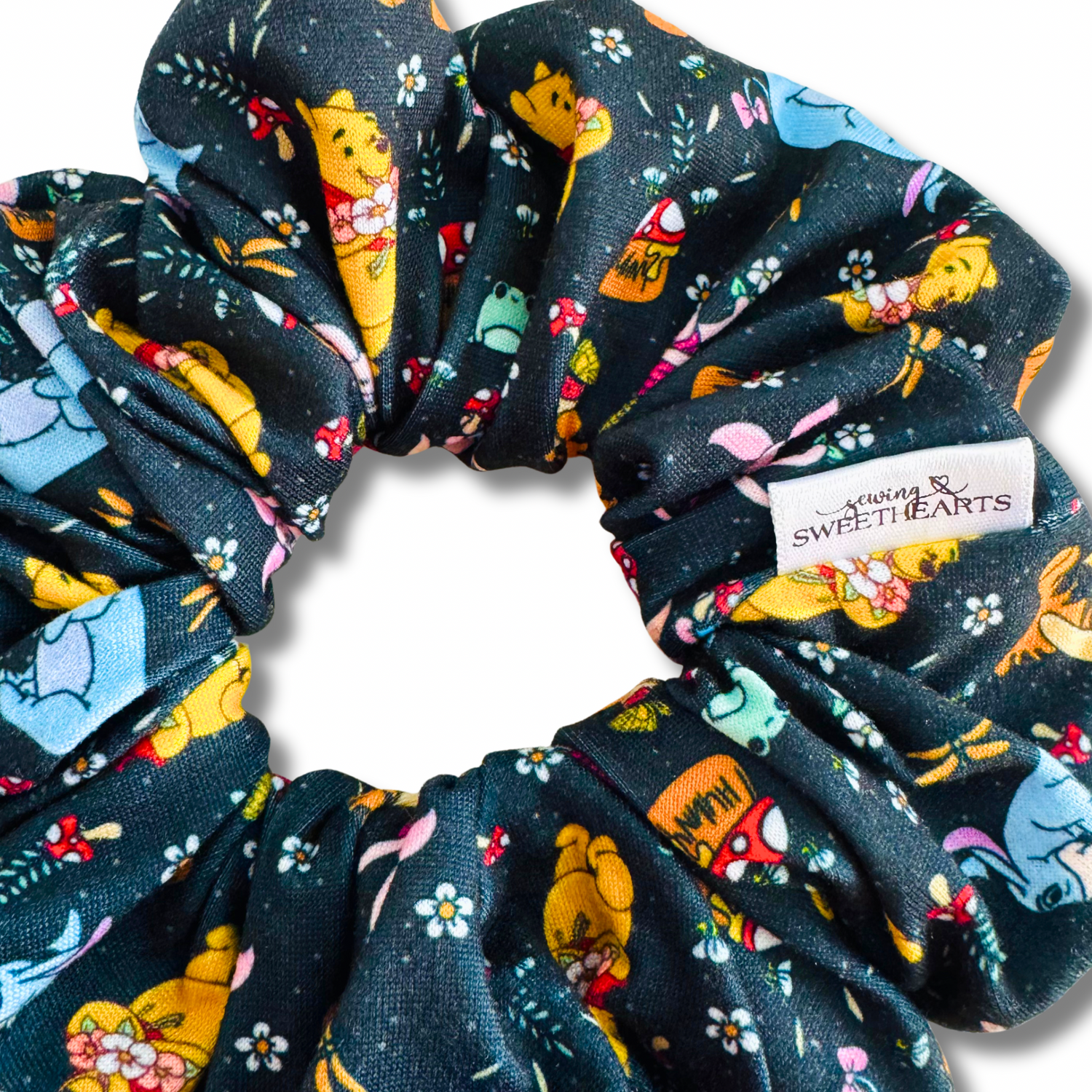 Spring Honey Bear Scrunchie Sewing Sweethearts