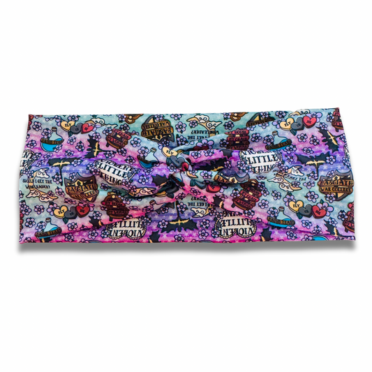 Violent Little Thing Sweetheart Headband (or removable tie option) Sewing Sweethearts Sweetheart