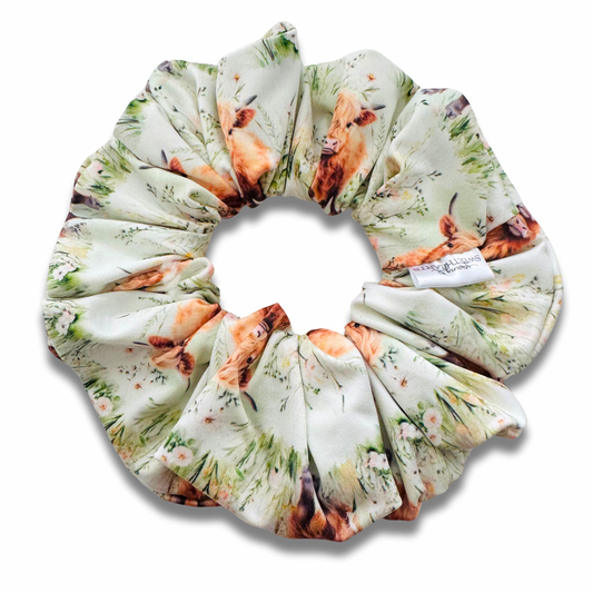 Brown Cows Scrunchie Sewing Sweethearts