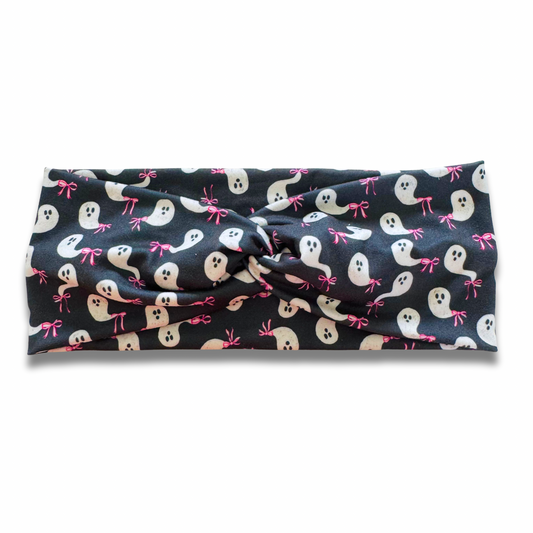 Ghosties Sweetheart Headband (or removable tie option) Sewing Sweethearts Sweetheart
