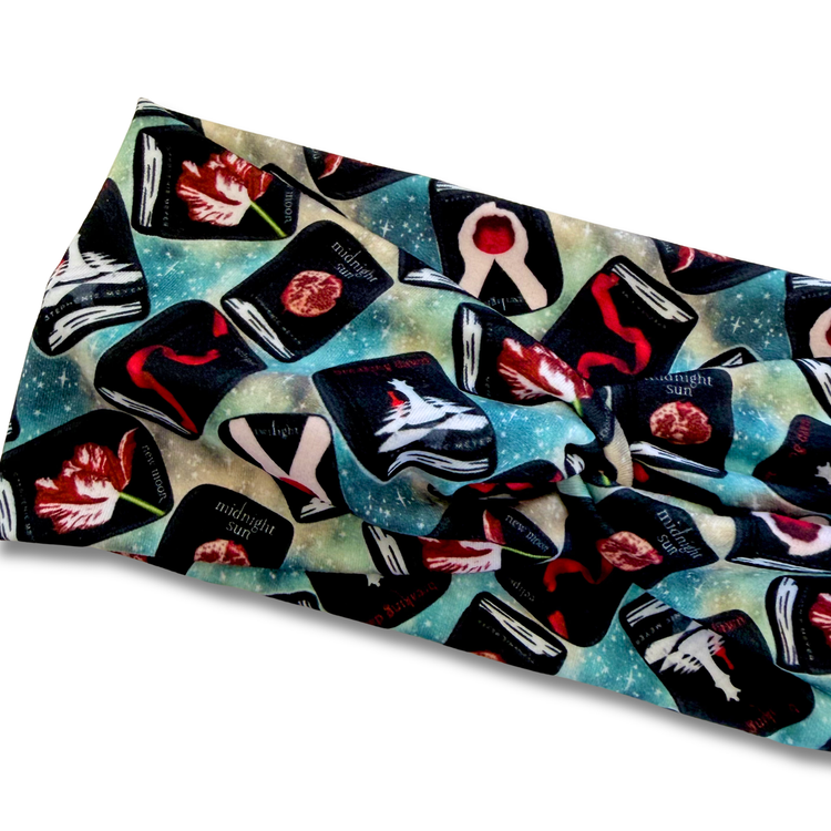 Vampires Sweetheart Headband (or removable tie option) Sewing Sweethearts