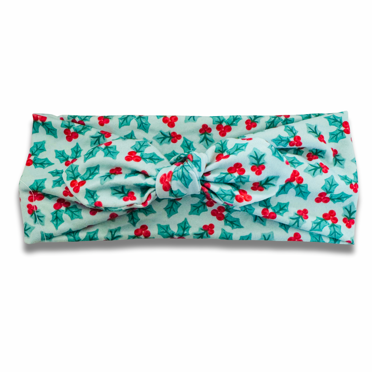 Holly Jolly Sweetheart Headband (or removable tie option)