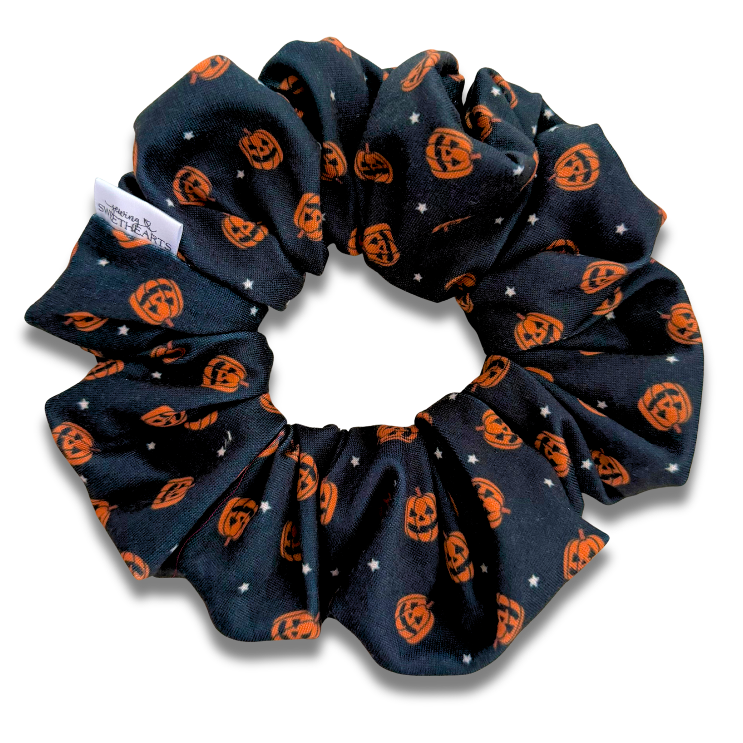Jack O Lanterns Scrunchie Sewing Sweethearts