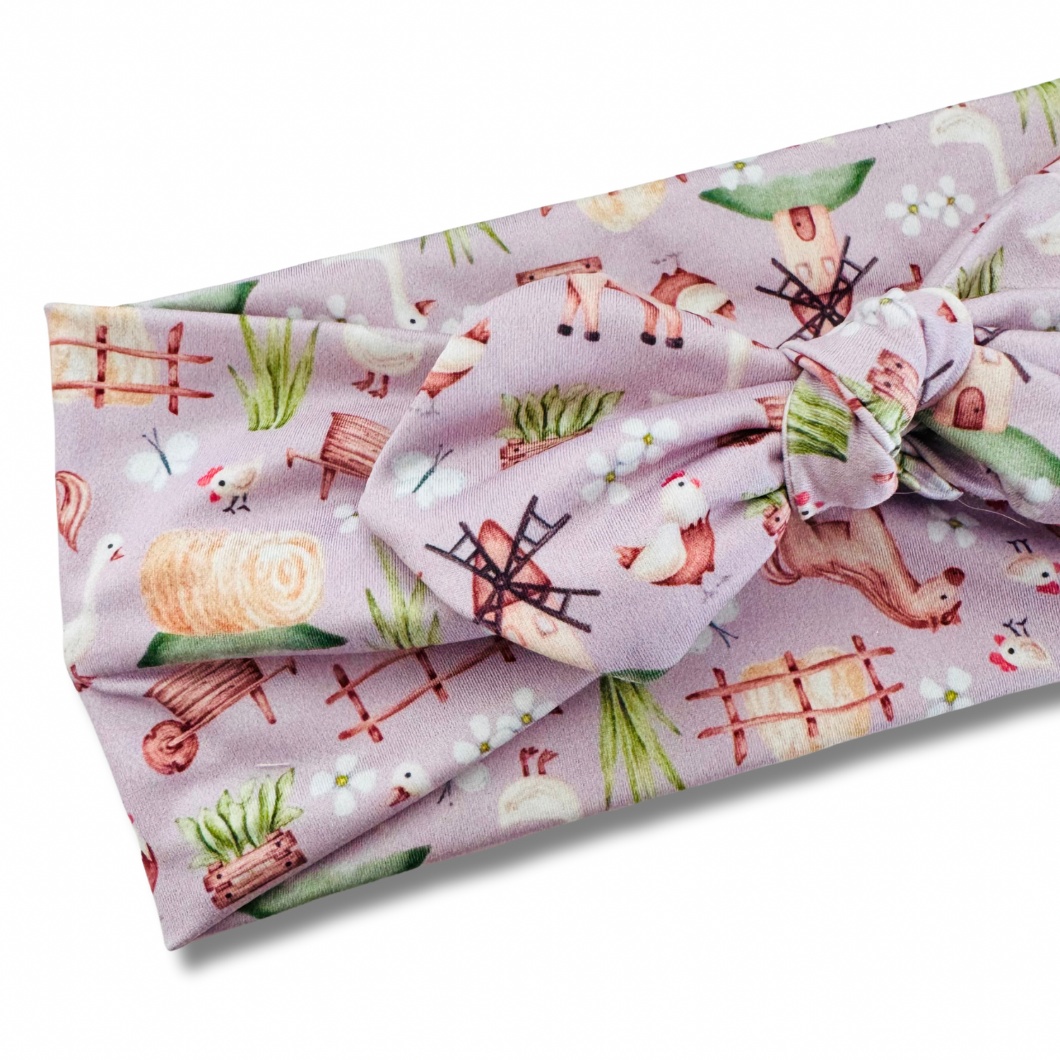 Farm Life Sweetheart Headband (or removable tie option) Sewing Sweethearts