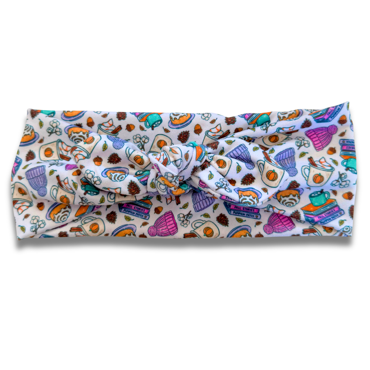 Fall Stories Sweetheart Headband (or removable tie option) Sewing Sweethearts Sweetheart with Removable Tie