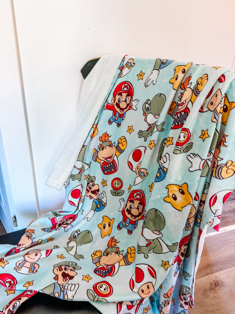 Italian Brothers (2) Minky Blanket PREORDER (~4 weeks before shipping) Sewing Sweethearts
