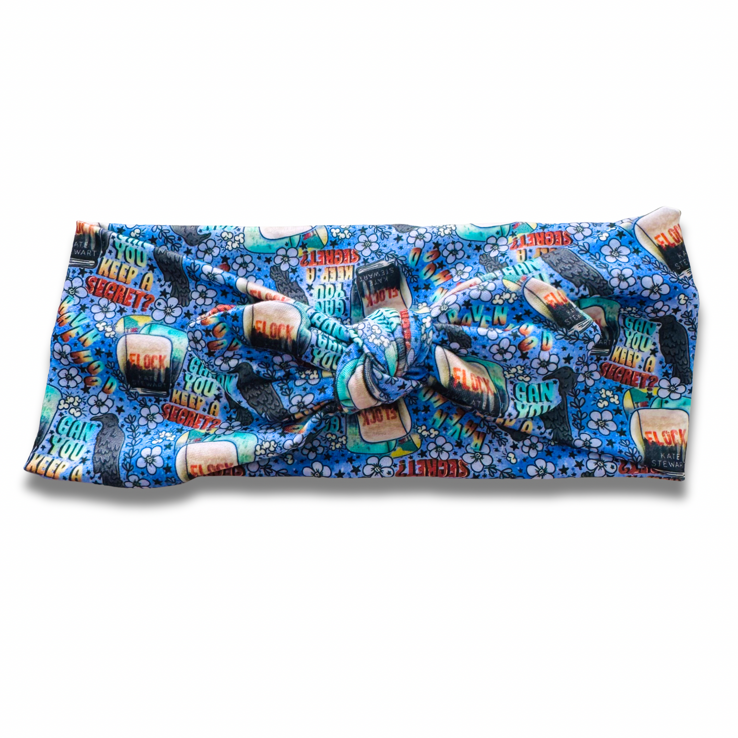 Raven Hood Sweetheart Headband (or removable tie option) Sewing Sweethearts Sweetheart with Removable Tie