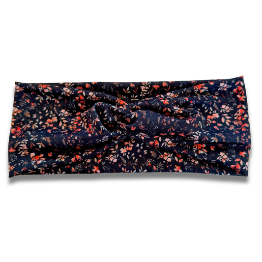 Autumn Wildflowers Sweetheart Headband (or removable tie option) Sewing Sweethearts Sweetheart