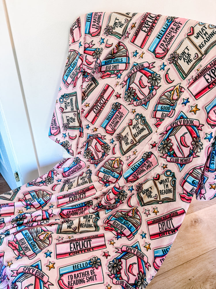 Smut Minky Blanket PREORDER (~4 weeks before shipping) Sewing Sweethearts