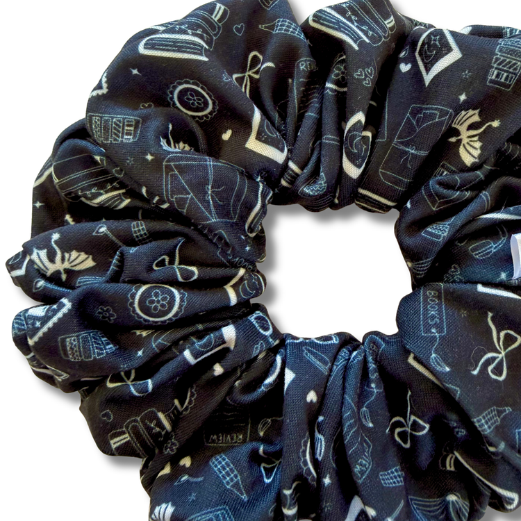 Bookish Doodles Scrunchie Sewing Sweethearts