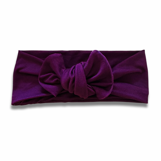 Dark Plum Sweetie Headband Sewing Sweethearts