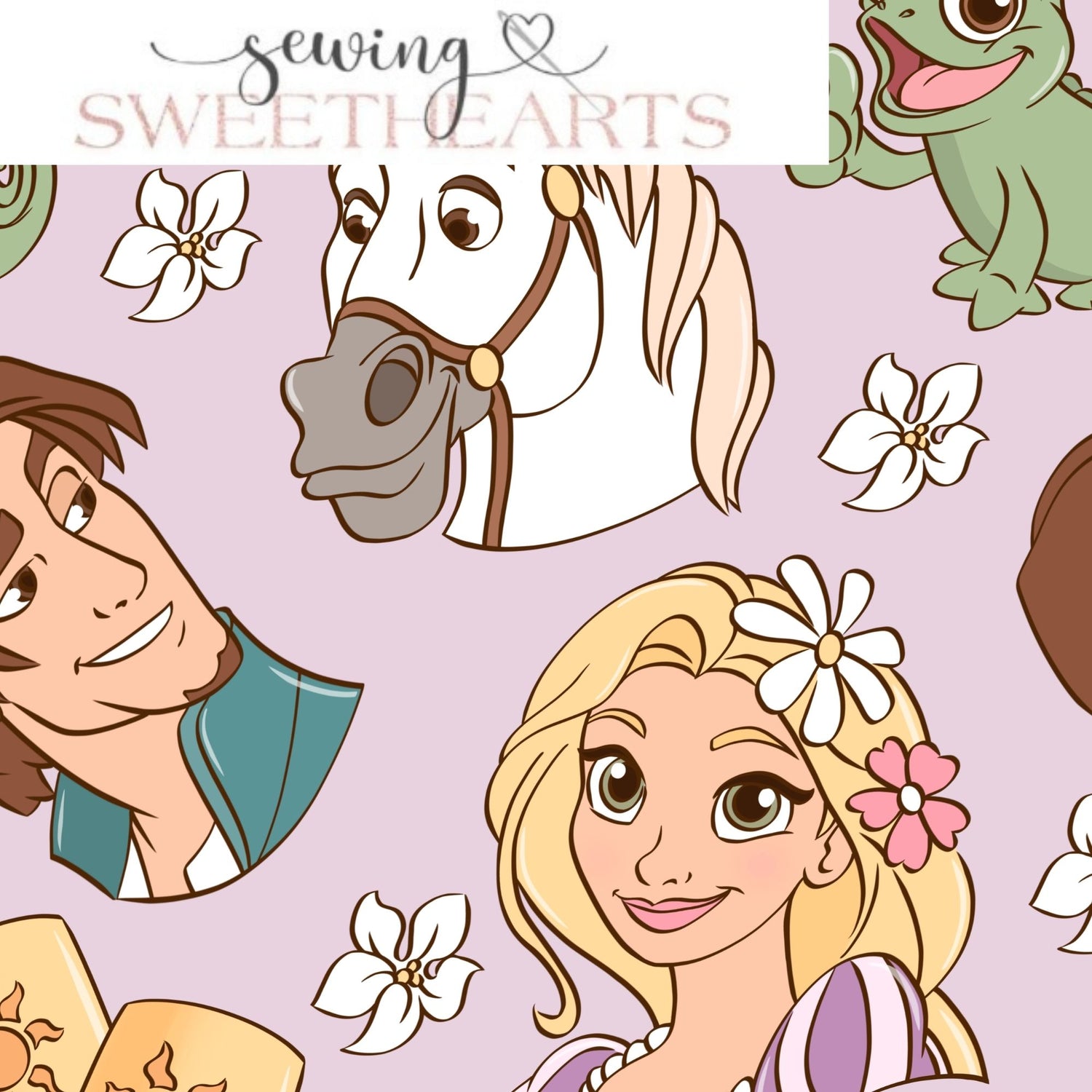 Princess Long Hair Minky Blanket PREORDER (~4 weeks before shipping) Sewing Sweethearts