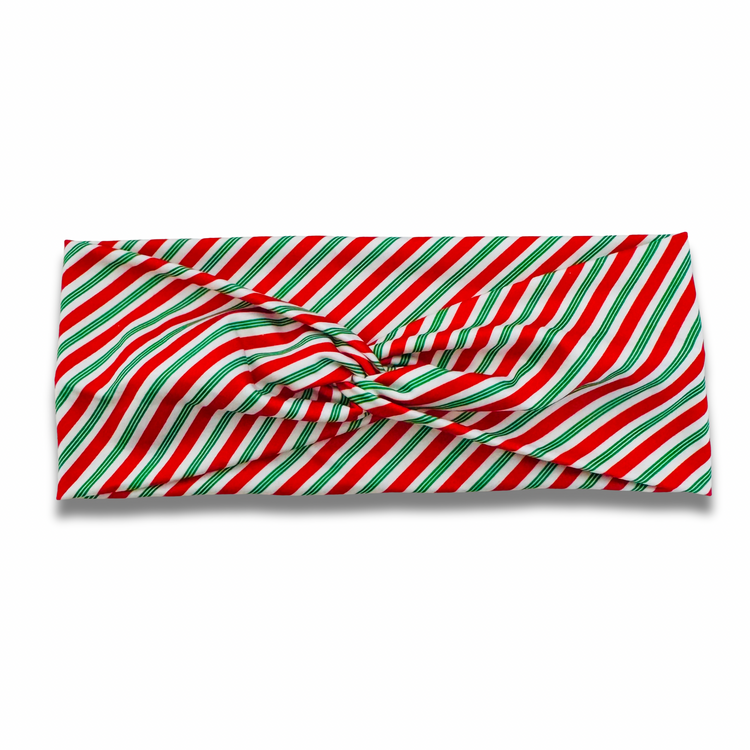 Candy Cane Stripe (v2) Sweetheart Headband Sewing Sweethearts