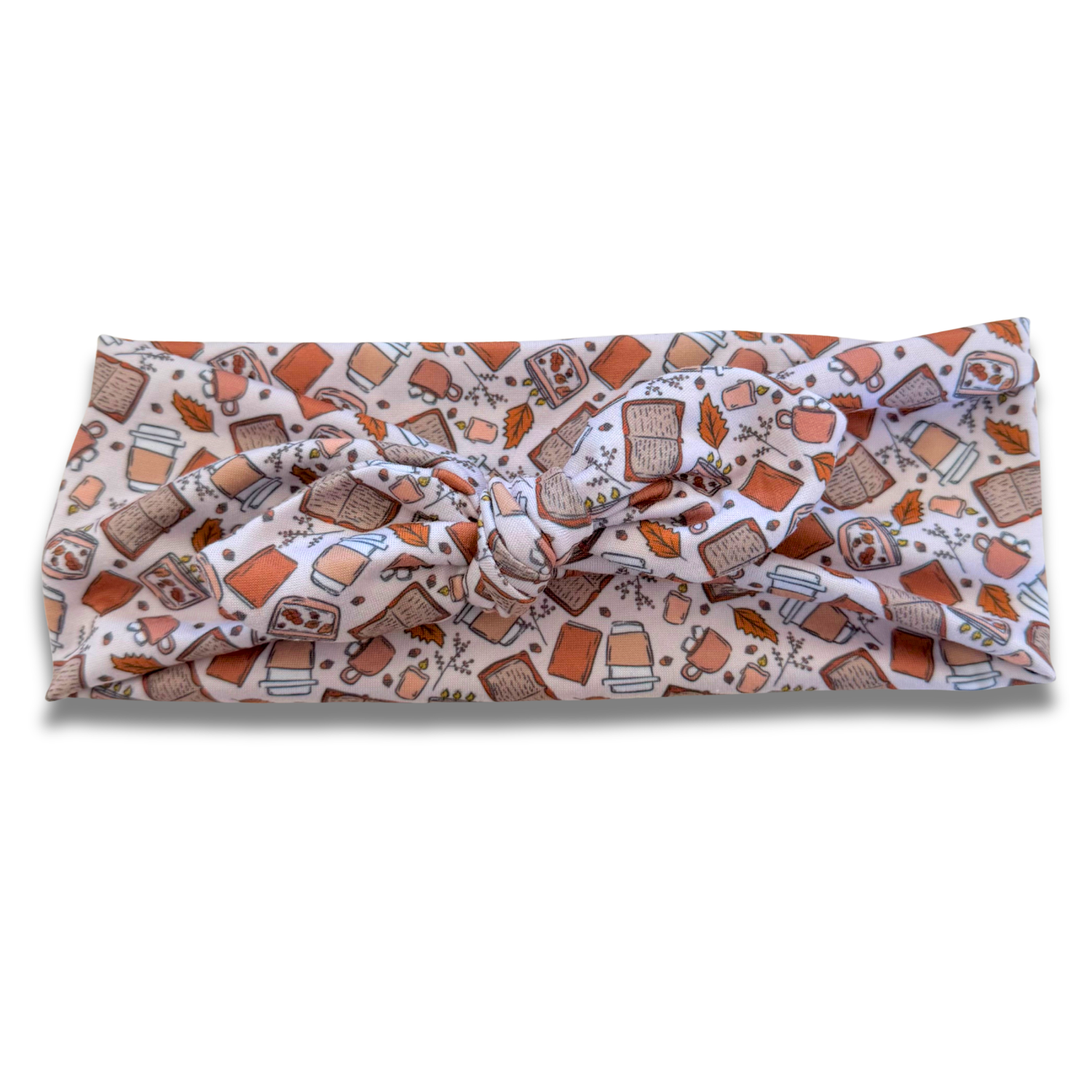 Cozy Fall Things Sweetheart Headband (or removable tie option) Sewing Sweethearts Sweetheart with Removable Tie