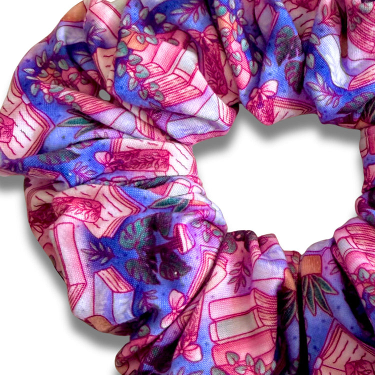 Plants & Books Scrunchie