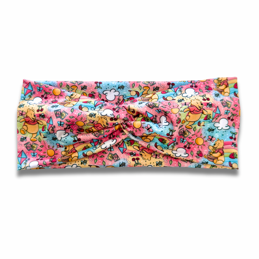 Honey Bear Fun Sweetheart Headband (or removable tie option) Sewing Sweethearts Sweetheart