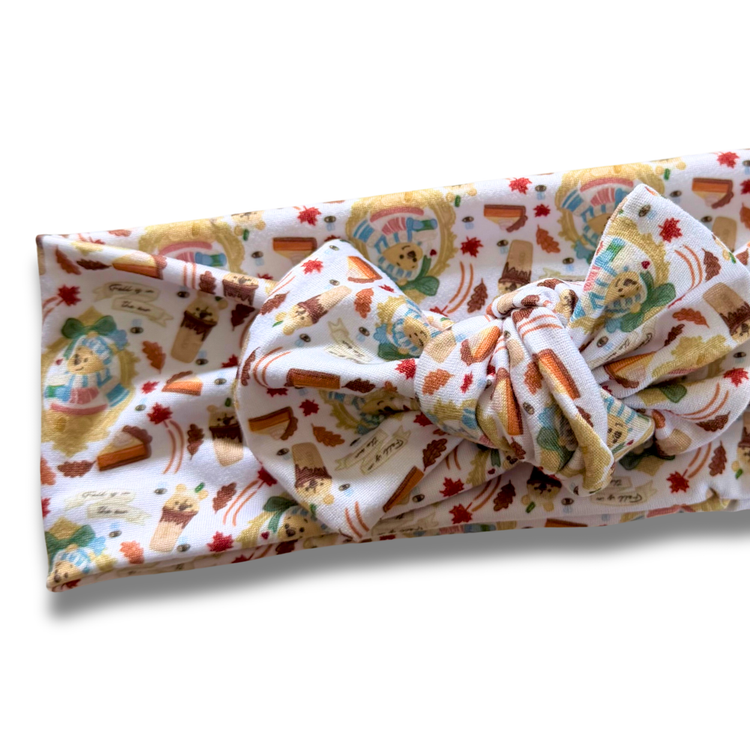 Fall Bear (v2) Sweetie Headband Sewing Sweethearts