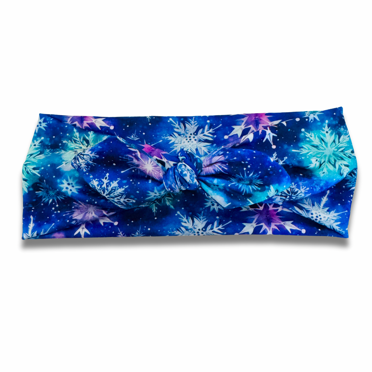 Snow is Glistening Sweetheart Headband (or removable tie option)