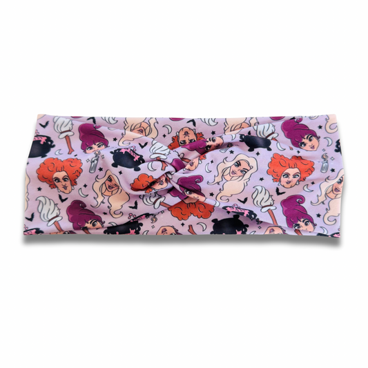 Witches Sweetheart Headband (or removable tie option) Sewing Sweethearts Sweetheart