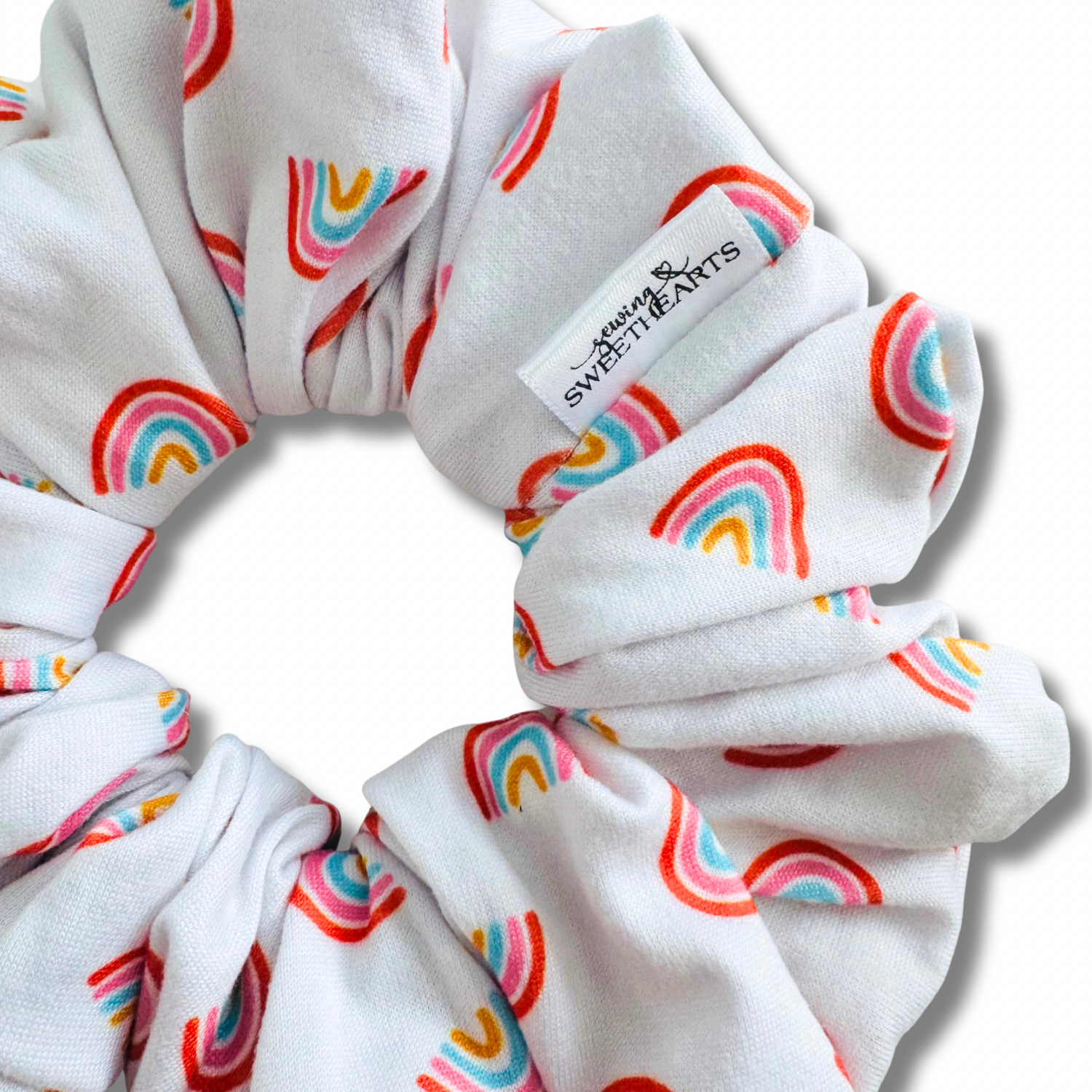 Somewhere Over The Rainbow Scrunchie Sewing Sweethearts