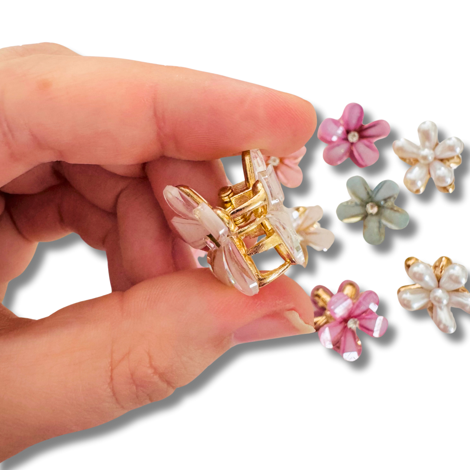 Mini Floral Claw Clip Sewing Sweethearts