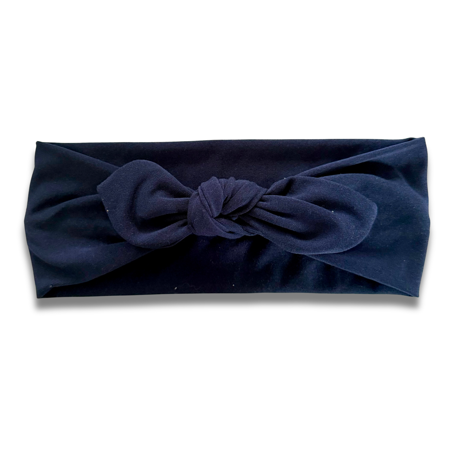 Navy Sweetheart Headband (or removable tie option) Sewing Sweethearts Sweetheart with Removable Tie