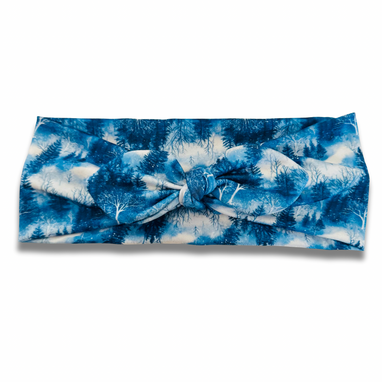 Winter Forest Sweetheart Headband (or removable tie option)