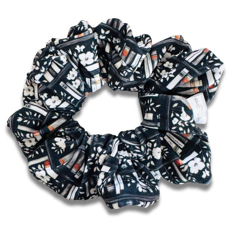 Winter Library Scrunchie