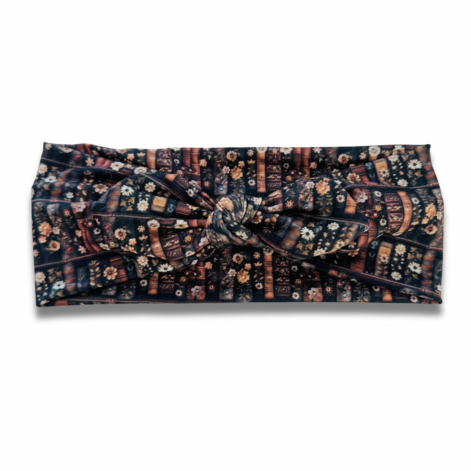 Mahogany Library Sweetheart Headband (or removable tie option) Sewing Sweethearts Sweetheart with Removable Tie