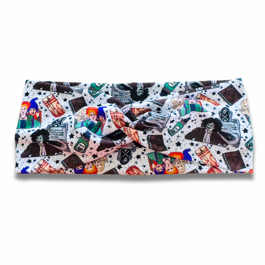 Pocus (v. 2) Sweetheart Headband (or removable tie option) Sewing Sweethearts Sweetheart