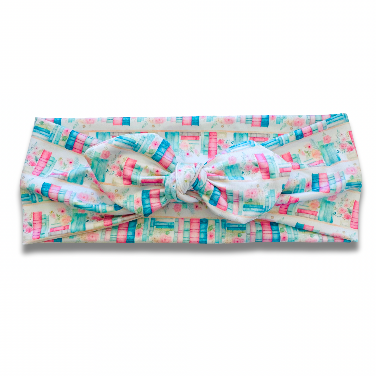 Summer Library Sweetheart Headband (or removable tie option) Sewing Sweethearts Sweetheart with Removable Tie