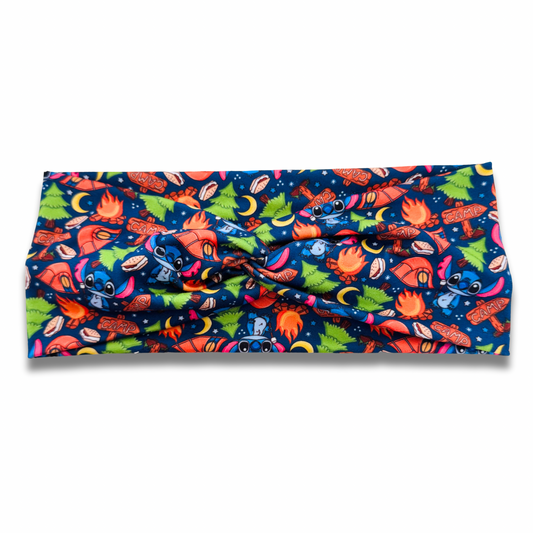 Camping Alien Sweetheart Headband (or removable tie option) Sewing Sweethearts Sweetheart