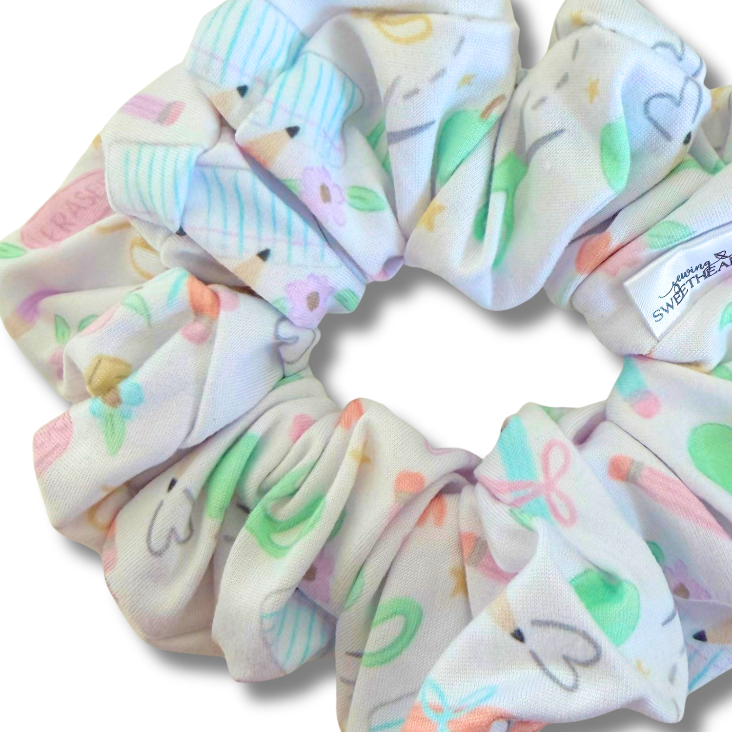 School Scrunchie Sewing Sweethearts
