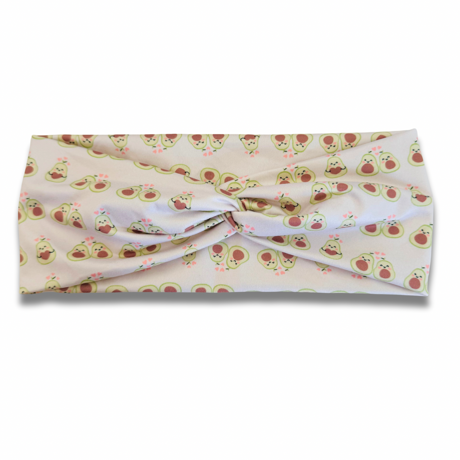 Avocado Love Sweetheart Headband (or removable tie option) Sewing Sweethearts Sweetheart