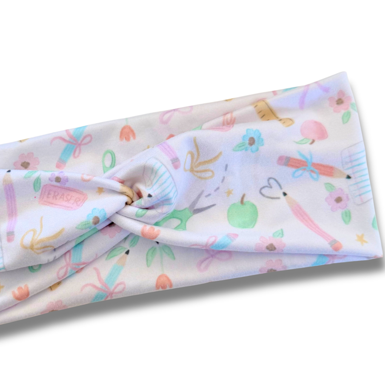 School Sweetheart Headband (or removable tie option) Sewing Sweethearts