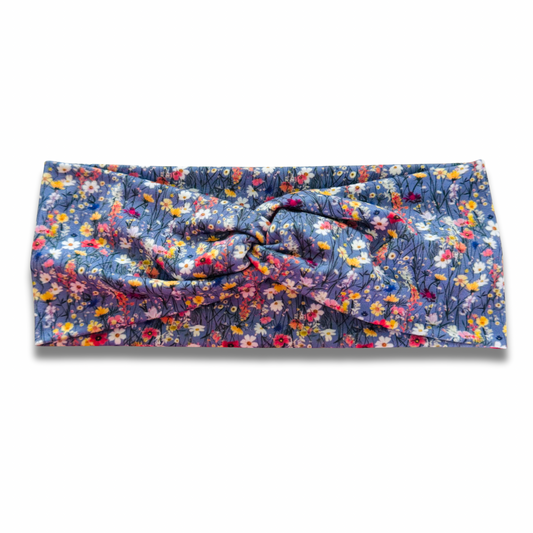 Wildflowers Sweetheart Headband (or removable tie option) Sewing Sweethearts Sweetheart
