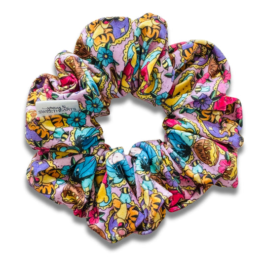 Honey Bear Hearts Scrunchie  Sewing Sweethearts   