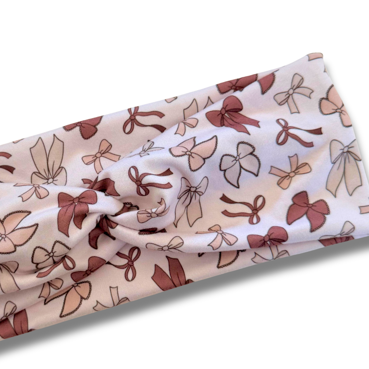 Autumn Bows Sweetheart Headband (or removable tie option) Sewing Sweethearts