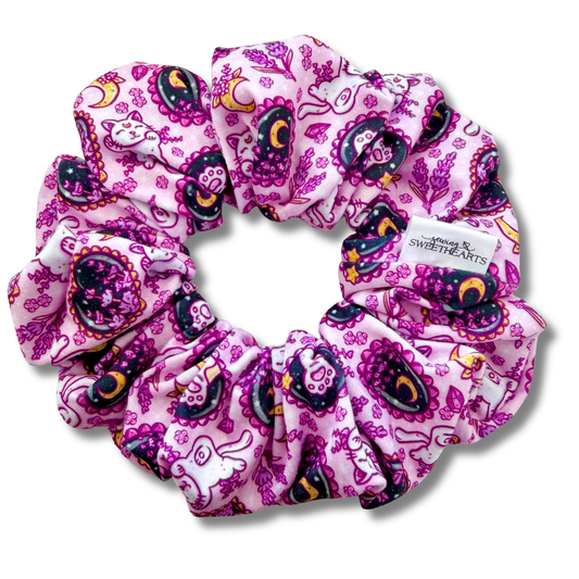 Celestial Cats Scrunchie Sewing Sweethearts