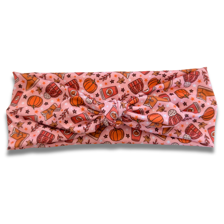 Fall Girl Sweetheart Headband (or removable tie option) Sewing Sweethearts Sweetheart with Removable Tie