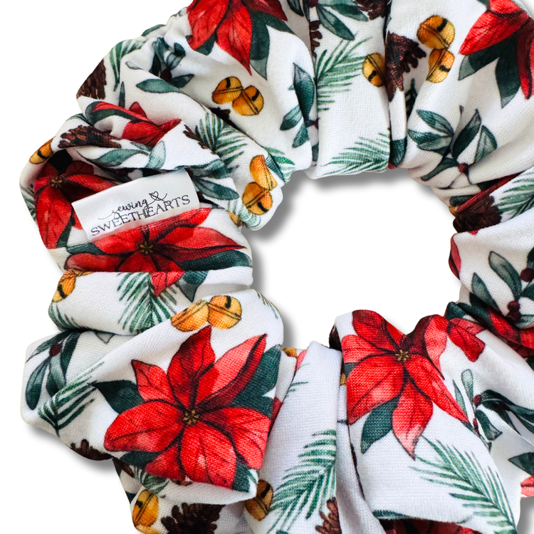 Poinsettias Scrunchie