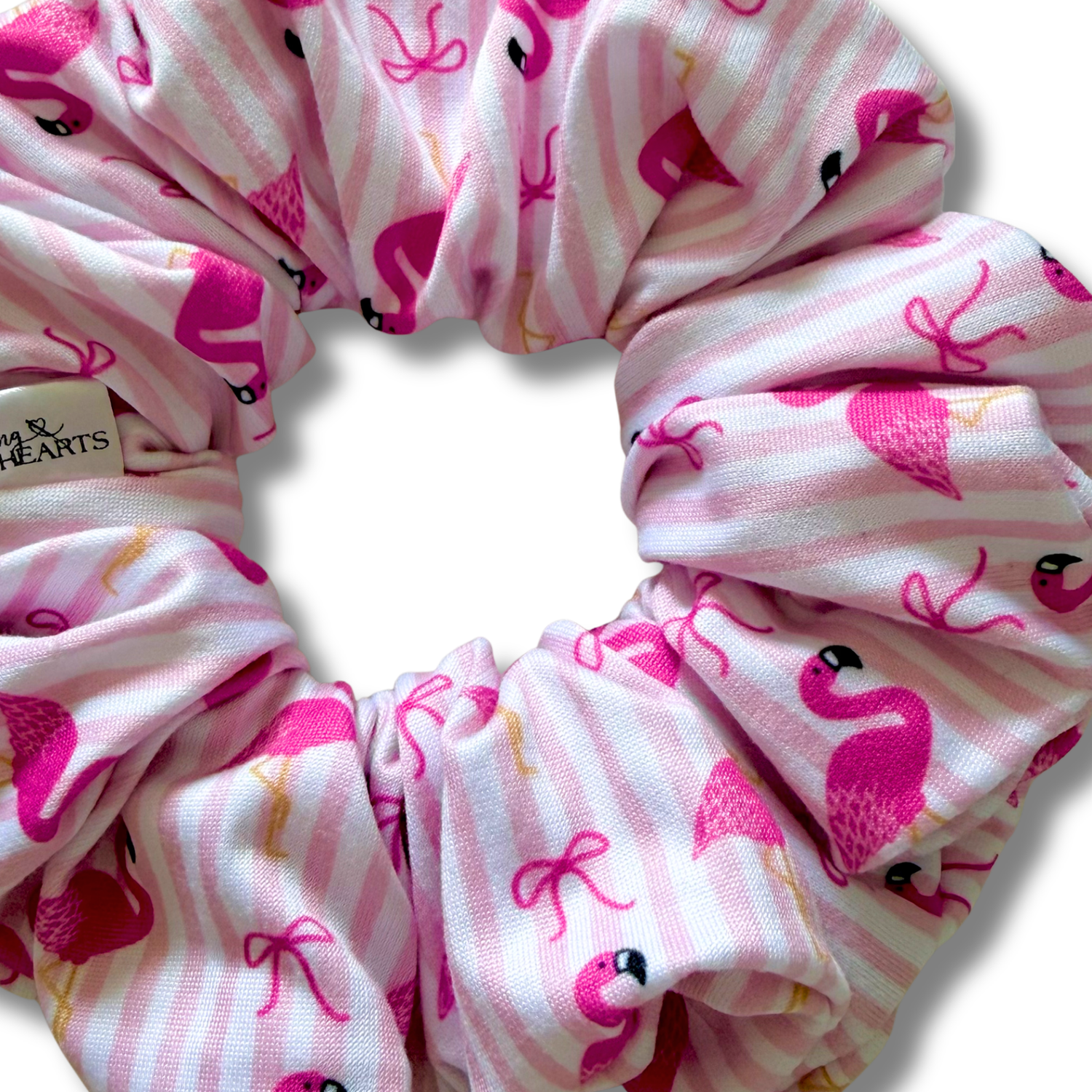Flamingos Scrunchie Sewing Sweethearts