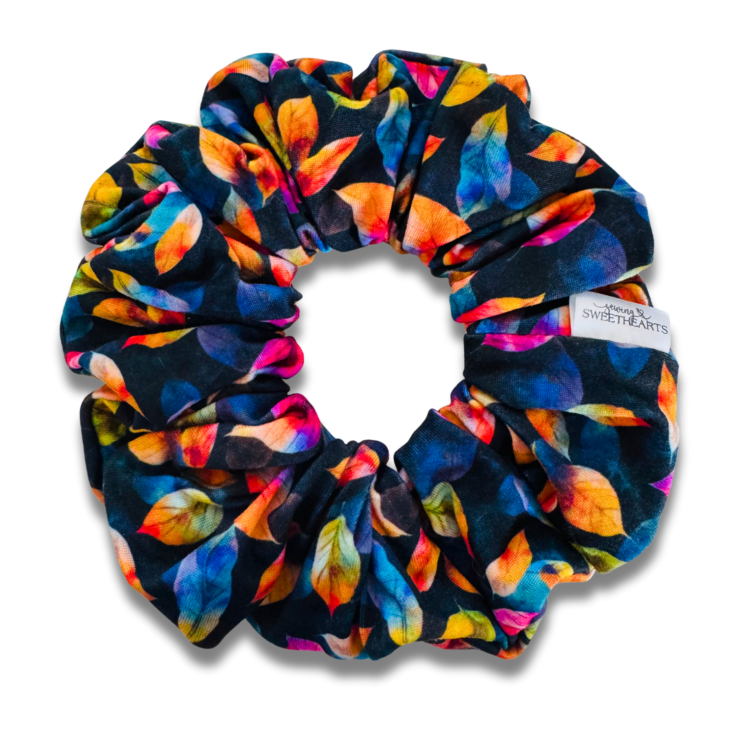 Falling Leaves Scrunchie Sewing Sweethearts