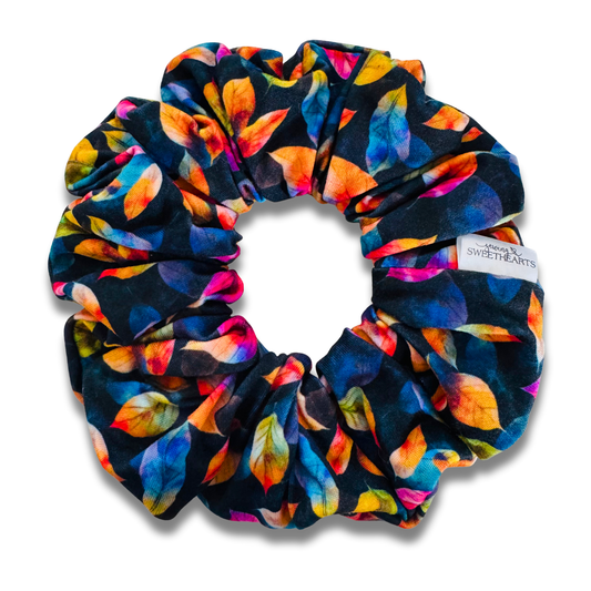 Falling Leaves Scrunchie Sewing Sweethearts