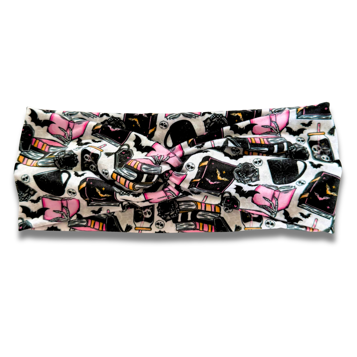 Spooky Books Sweetheart Headband (or removable tie option) Sewing Sweethearts Sweetheart