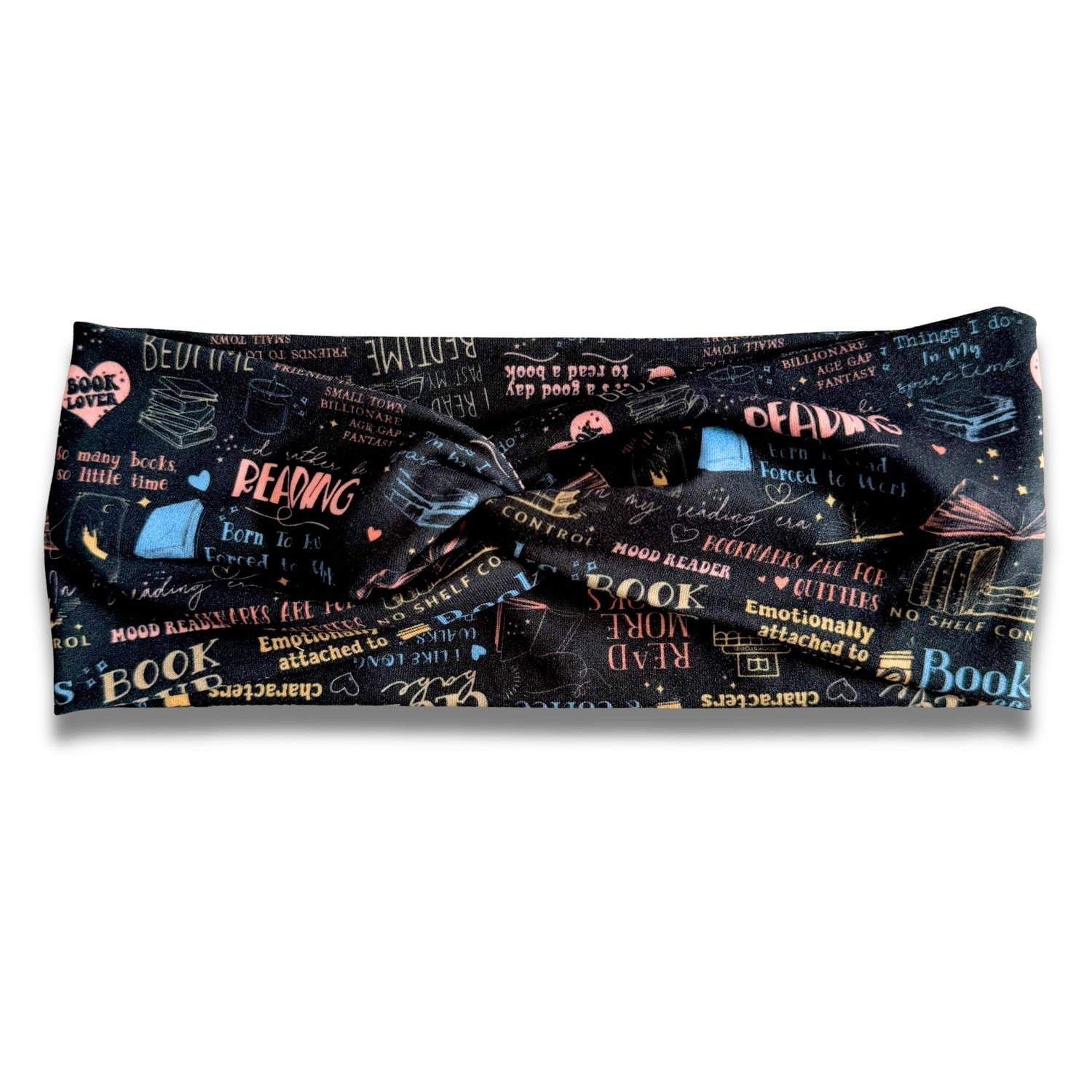 I’d Rather Be Reading Sweetheart Headband (or removable tie option) Sewing Sweethearts Sweetheart